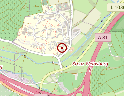 Karte: Klinikum am Weissenhof Zentrum für Psychiatrie Ambulanter Pflegedienst