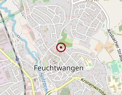 Karte: ANregiomed Kurzzeitpflege Feuchtwangen