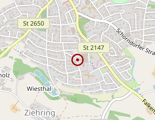 Karte: BRK Pflegestation am Krankenhaus Roding