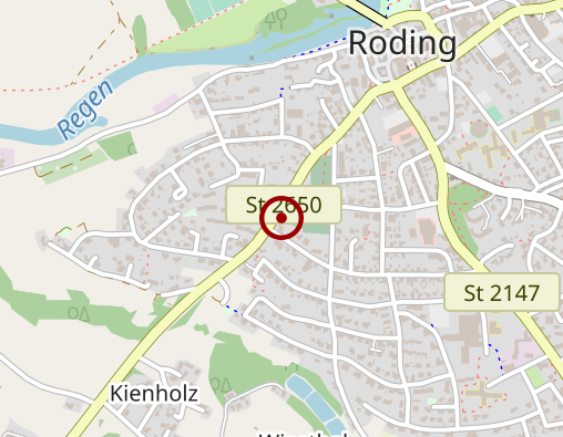 Karte: Kaßeckert Werner Taxi