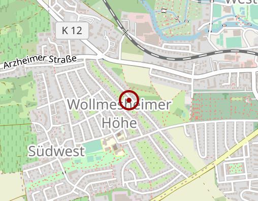 Karte: CBS Caritas Betriebsträger- gesellschaft mbH Speyer Kath. Altenzentrum