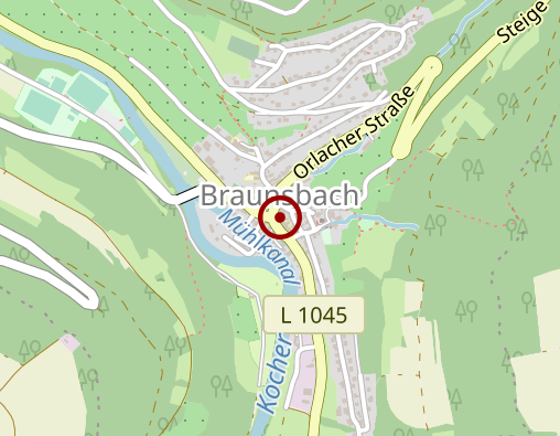 Karte: Regio Taxi Tilman