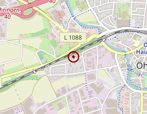 Karte: FED Offene Hilfen Öhringen (Gruppen, std.-weise)