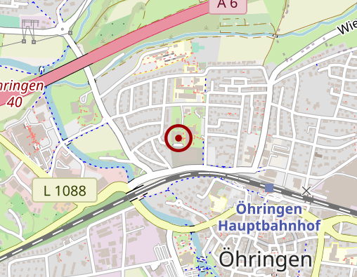 Karte: Hohenl. Krankenhaus gGmbH APH Öhringen