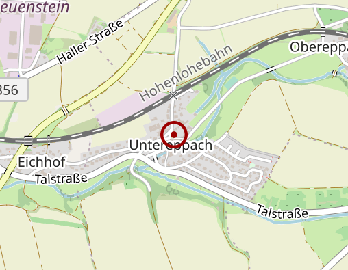 Karte: Evang. Kirchengemeinde - Betreuungsgruppe Eppacher Mühle