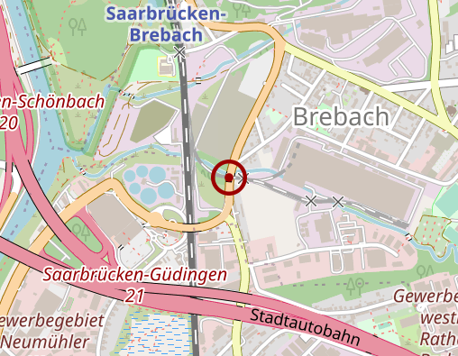 Karte: Tagespflege Halberg / Obere Saar TKS gemeinnützige GmbH