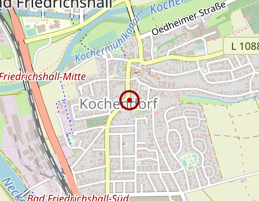 Karte: Hamberger Bestattungen