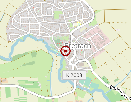 Karte: Betreuungsgruppe Brettach