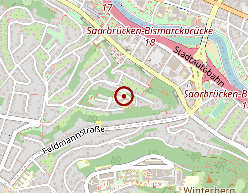 Karte: Wohnstift am Reppersberg Saarbrücker Altenwohnstift