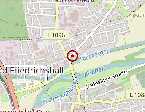 Karte: DRK Pflegedienste Heilbronn gGmbH Seniorenresidenz Bad Friedrichshall