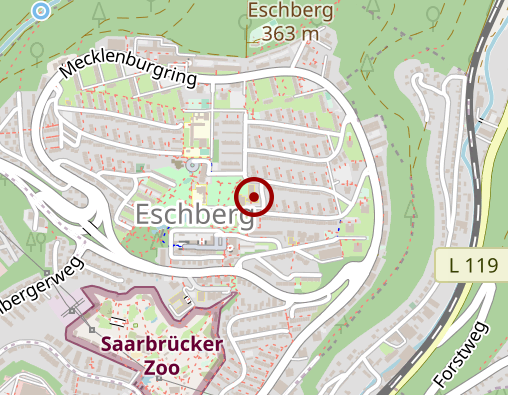 Karte: Egon-Reinert-Haus Saarbrücker Altenwohnstift