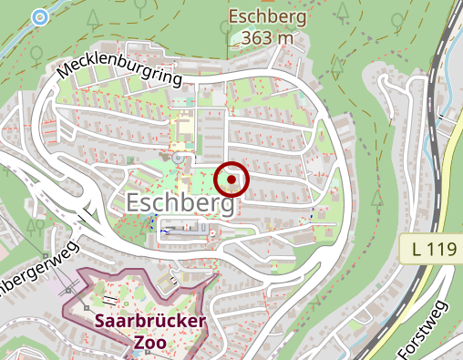 Karte: Egon-Reinert-Haus Stiftung Sbr. Altenwohnstift Amb. Pflegedienst -intern-