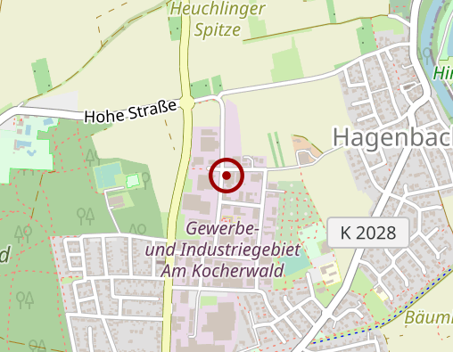 Karte: Taxi Kircher e.K. Taxiunternehmen, Kircher Michael u. Islam Sahin