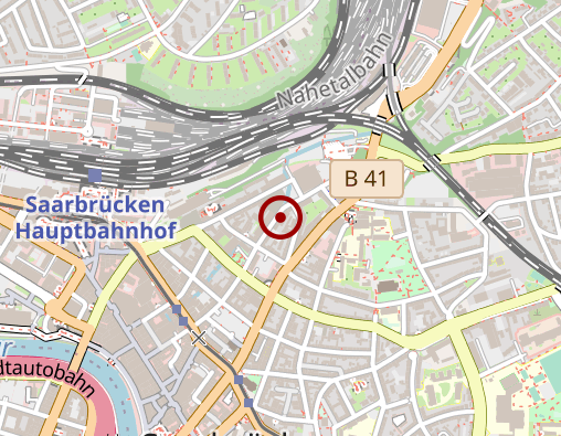 Karte: Arbeiterwohlfahrt Sozialstation Süd-Saar