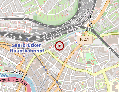 Karte: Taxi Saarbrücken e.G.