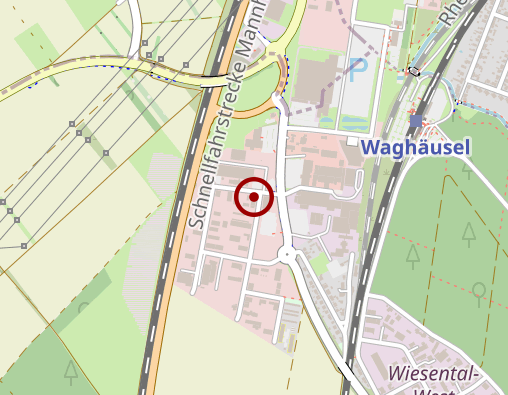 Karte: Sanitätshaus Waghäusel