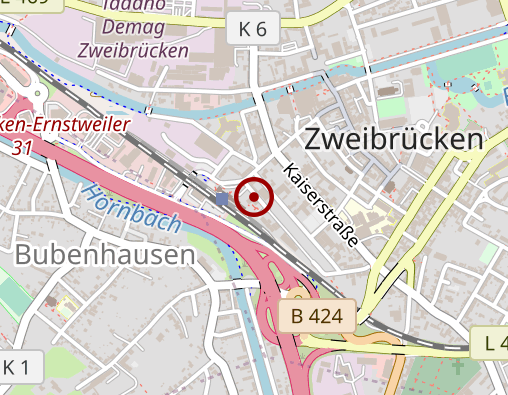 Karte: Reha-Westpfalz im GfMB GmbH