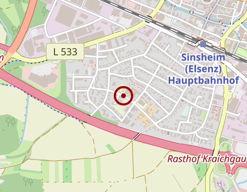 Karte: Einzelbetreuung - Familienunterstützende Angebote der offenen Hilfen Lebenshilfe Sinsheim