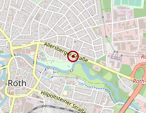 Karte: AWO Betreutes Wohnen f. psych. Kranke in Roth