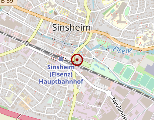 Karte: ASB Zentrum für Altenhilfe am Ilvesbach in Sinsheim