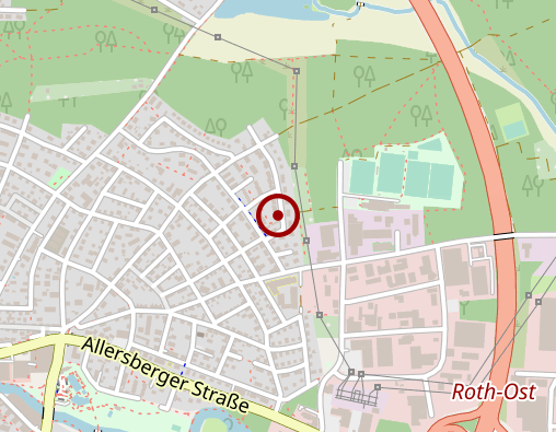 Karte: AWO Roth, Betreutes Wohnen f. Psych. Kranke