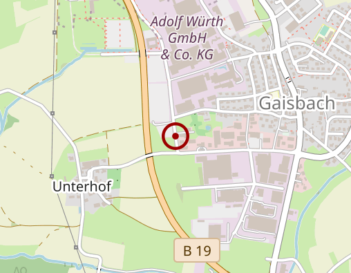 Karte: Deutsches Rotes Kreuz Kreisverband Hohenlohe e.V. Kreisgeschäftsstelle