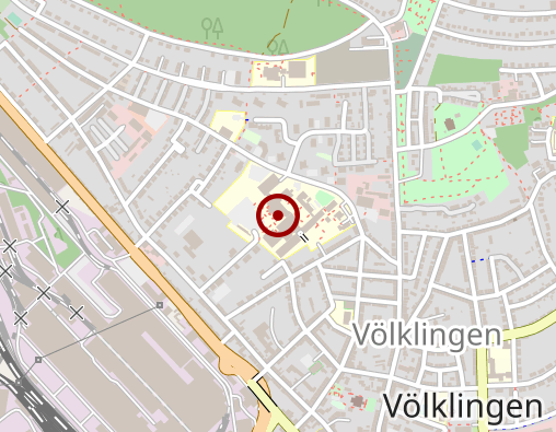 Karte: SHG-Kliniken Völklingen