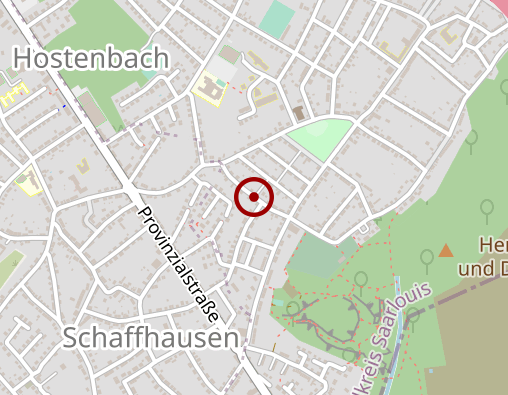 Karte: Hände mit Herz Dillingen, Saarlouis