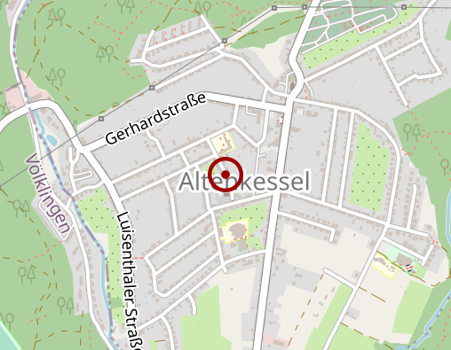 Karte: Betreuungsgruppe in Jettingen