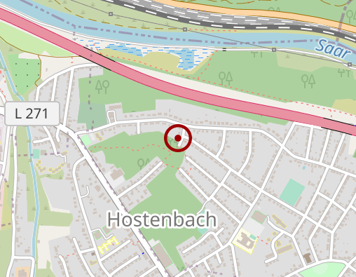 Karte: Hände mit Herz Dillingen, Saarlouis