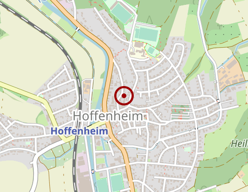 Karte: Betreuungsgruppe "Sonnenblume" in Sinsheim-Hoffenheim