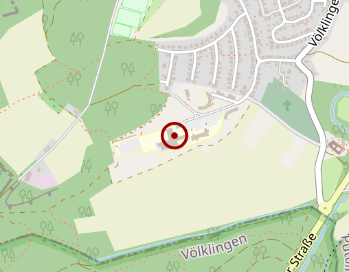 Karte: Knappschaftsklinikum Saar GmbH, Krankenhaus Püttlingen