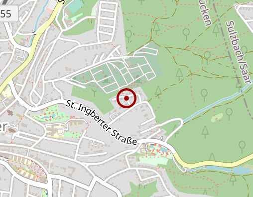 Karte: FED (Freizeitgruppe für erwachsene Menschen mit Behinderung) der Lebenshilfe gem. Betreuungs-GmbH Dudweiler