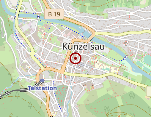 Karte: FED Servicezentrum Künzelsau (Gruppen, tageweise)