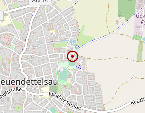 Karte: Bayerisches Rotes Kreuz KV Ansbach RW Neudettelsau