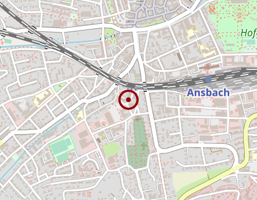 Karte: medi-ANsbach Reha-Zentrum GmbH