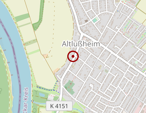 Karte: Betreuungsgruppe "Café Lichtblick" in Altlußheim