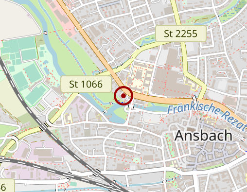 Karte: Osteopathie Ansbach