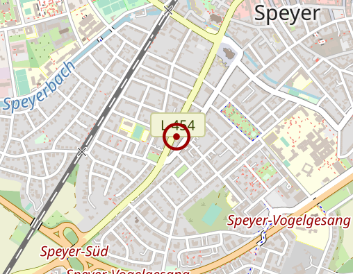 Karte: VitaliS Gesellschaft für Soziale Einrichtungen mbH Pflegezentrum Speyer Bernhardinum