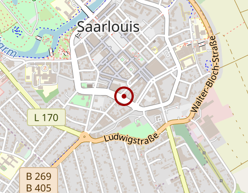 Karte: Erziehungs-, Ehe-, Fam.- u. Lebensberatungsstelle des Bistums Trier