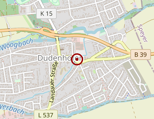 Karte: Physiozentrum Dudenhofen Linn u. Schwarzkamp