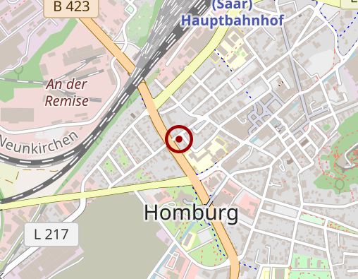 Karte: Psychosoziale Projekte Saarpfalz GmbH