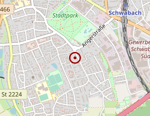 Karte: Physiotherapie am Stadtpark