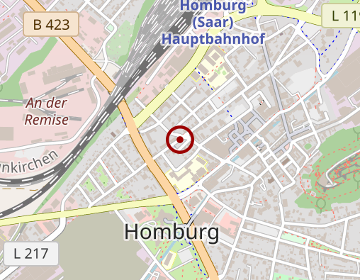 Karte: Haushaltsnahe Dienstleistungen der Psychosoziale Projekte Saarpfalz