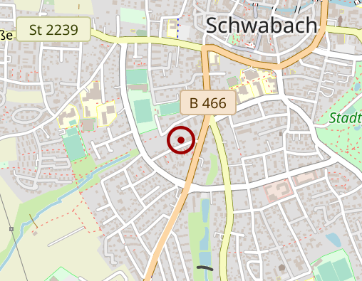 Karte: Tagespflege Schwabach