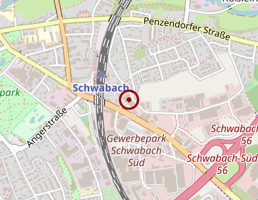 Karte: Podologische Praxis der Deutschen Erwachsenenbildungswerk, gemeinnützigen Schulträger-GmbH