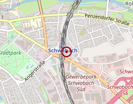 Karte: NOVITA Seniorenzentrum Schwabach