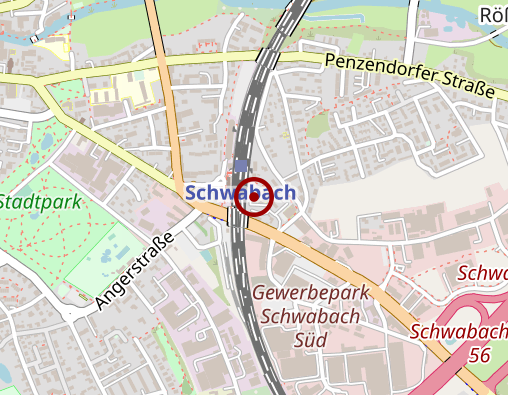 Karte: NOVITA Seniorenzentrum Schwabach