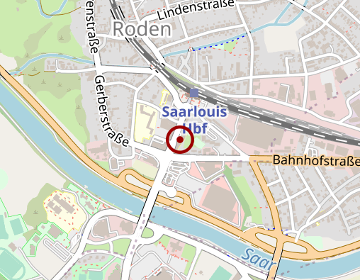 Karte: Seniorenzentrum Saarlouis Bahnhofsallee GmbH