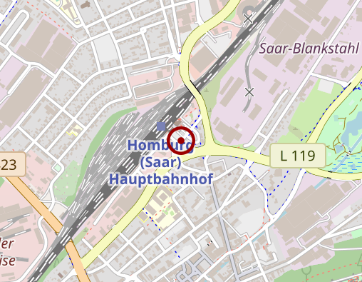 Karte: Familienunterstützender Dienst DRK Homburg Betreuungsgruppe